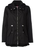 Moncler Lotus Hooded Jacket, Women's, Size: 4, Black, Cotton/polyamide/polyester