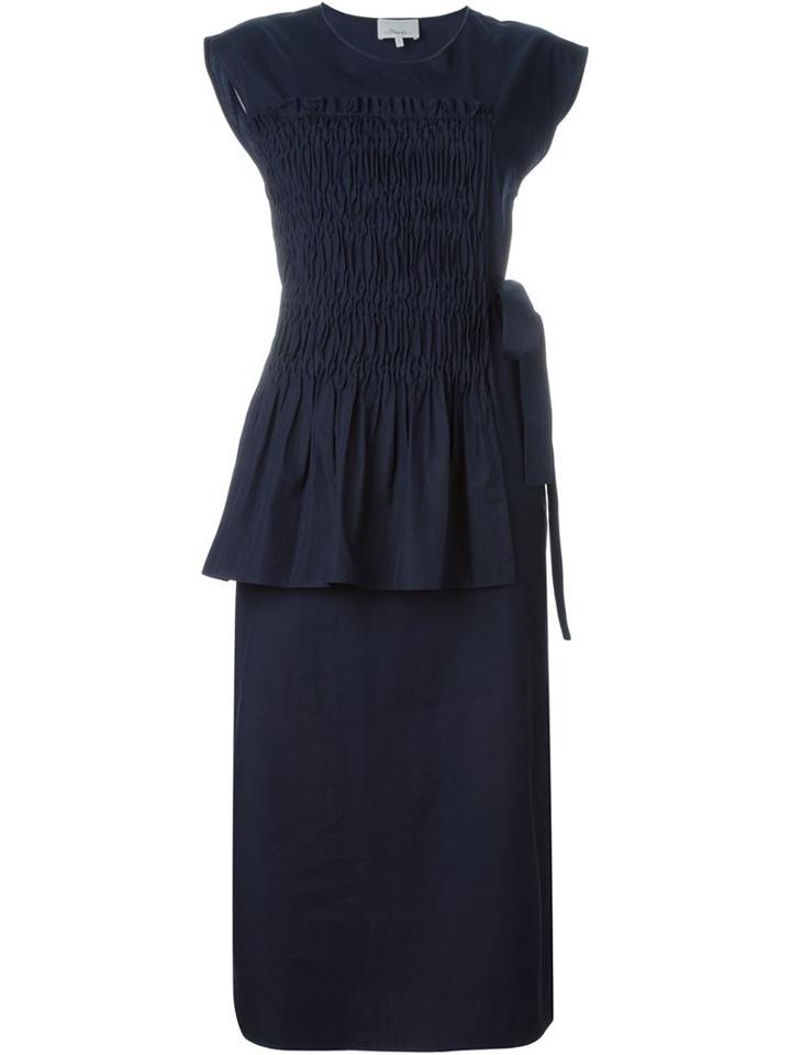 3.1 Phillip Lim Ruched Panel Dress