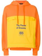 Balenciaga The Power Of Dreams Patch Double Hem Hooded Sweatshirt -