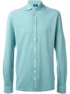 Barba Piquet Shirt, Men's, Size: 54, Blue, Cotton