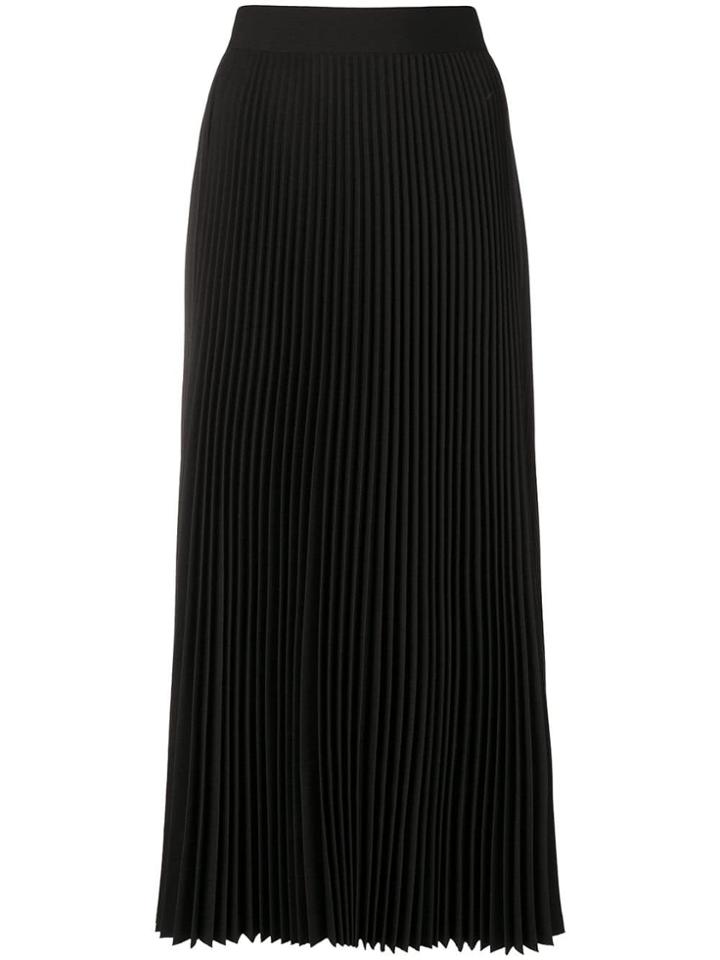 Ports 1961 Midi Pleated Skirt - Black