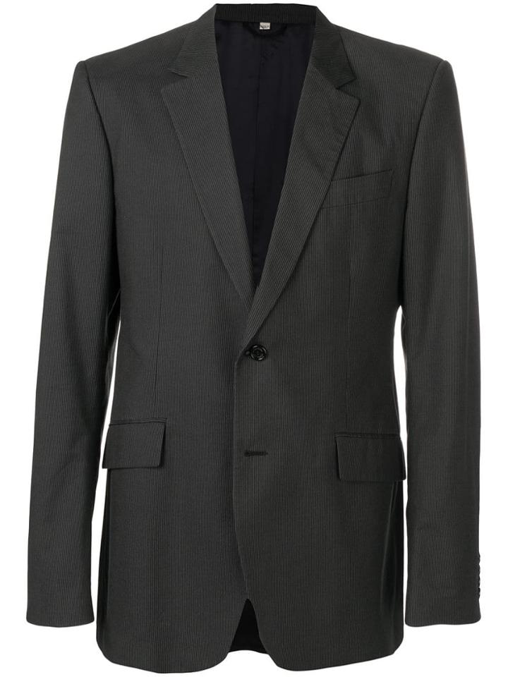 Burberry Pre-owned 1990's Single-breasted Blazer Jacket - Grey