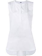 Adam Lippes Sleeveless Blouse, Women's, Size: 6, White, Cotton