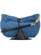 Sonia Rykiel Denim Tassel Detail Shoulder Bag