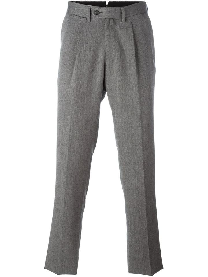 Borrelli Pleated Detailing Tailored Trousers