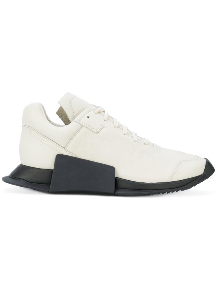 Adidas By Rick Owens Ro Level Runner Low Ii Sneakers - White