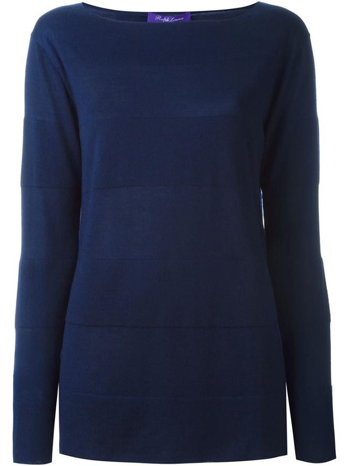 Ralph Lauren Boat Neck Sweater, Women's, Size: Small, Blue, Cashmere