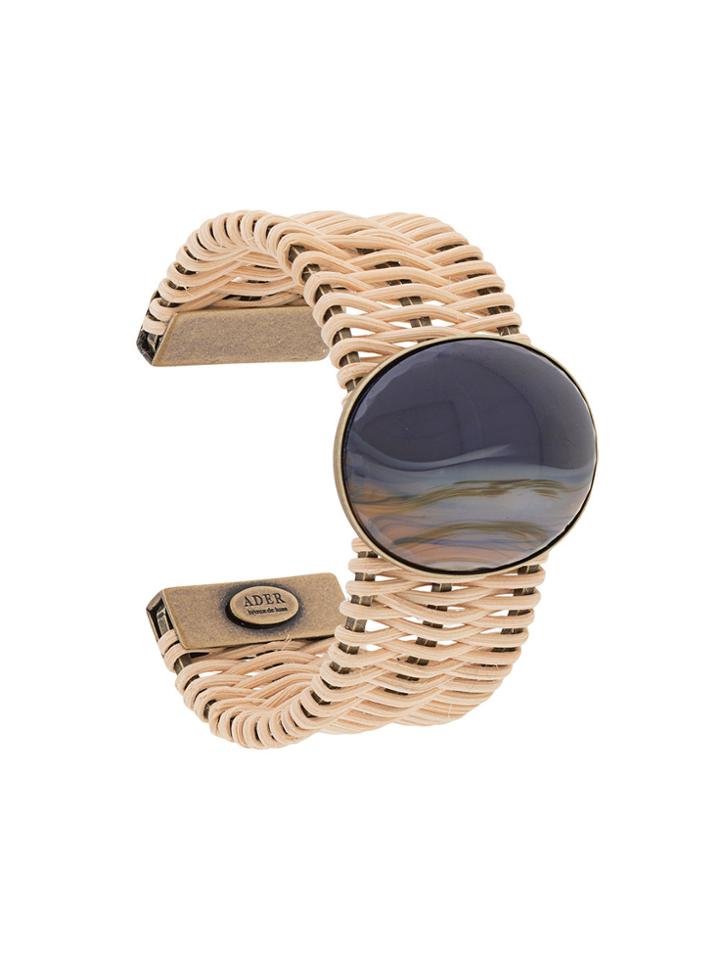 Ader. Bijoux Woven Cuff Bracelet - Blue