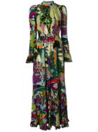 La Doublej Scenery Print Maxi Dress - Multicolour