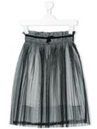 Dkny Kids - Tulle Pleated Skirt - Kids - Polyester/viscose - 6 Yrs, Black