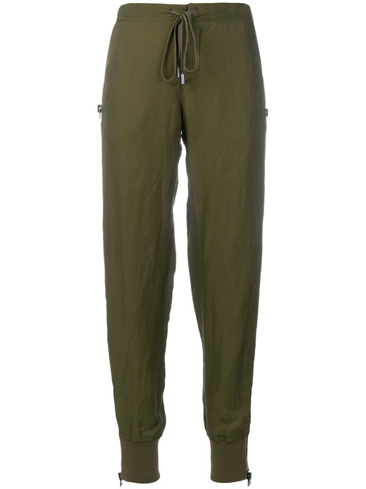 Tom Ford Drawstring Waist Trousers - Green