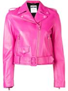 Moschino Biker Jacket - Pink