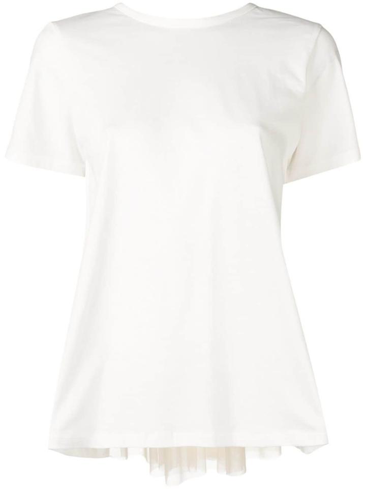 Semicouture Pleated Back Blouse - White