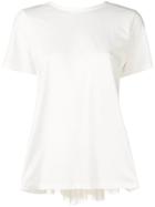Semicouture Pleated Back Blouse - White