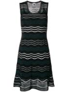 M Missoni - Wave Knit Sleeveless Dress - Women - Cotton/acrylic/polyamide/wool - 38, Black, Cotton/acrylic/polyamide/wool