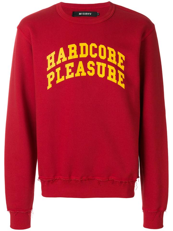 Misbhv Printed Sweatshirt - Red