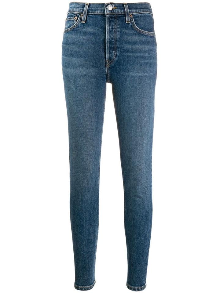 Re/done Original Skinny Jeans - Blue