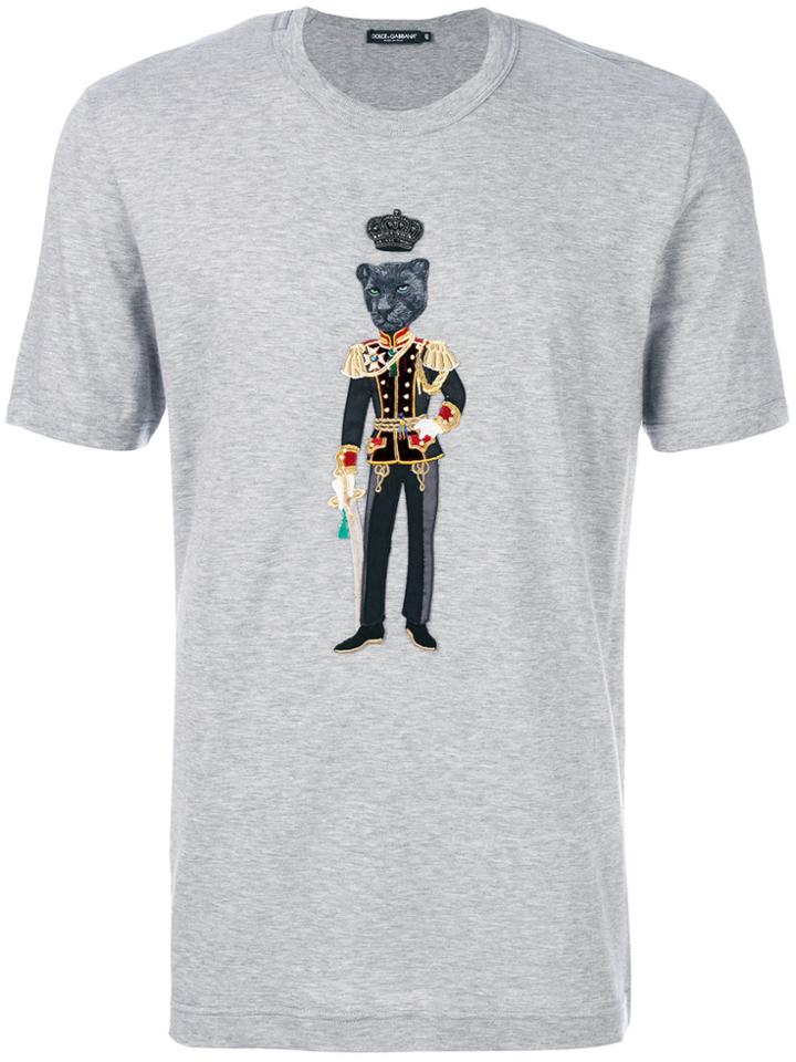 Dolce & Gabbana Panther T-shirt - Grey