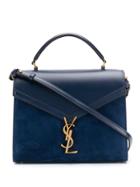 Saint Laurent Cassandra Top Handle Tote - Blue