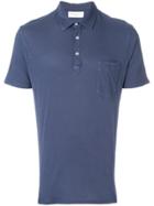 Officine Generale Pocket Polo Shirt - Blue