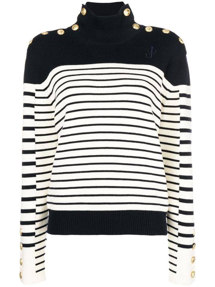 Jw Anderson Striped Jumper - Blue