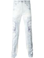 Givenchy Christ Print Jeans, Men's, Size: 46, Blue, Cotton