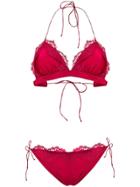 Oseree Travaille Bikini Set - Red