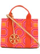 Tory Burch Printed Mini Tory Tote - Yellow & Orange