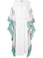 Emilio Pucci Embellished Kaftan-style Gown - White