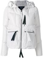 Armani Jeans Puffer With Zip Details - Grey