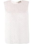 Maison Rabih Kayrouz Frayed Pom-pom Sleeveless Top
