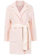 Framed Fluffy Coat - Pink & Purple