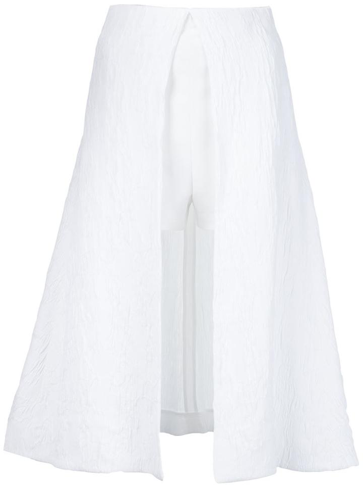 Rosetta Getty Crepe 'sable' Shorts Skirt