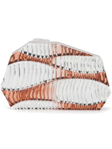 Rauwolf 'constantinople' Hand Engraved Clutch, Women's, Brown