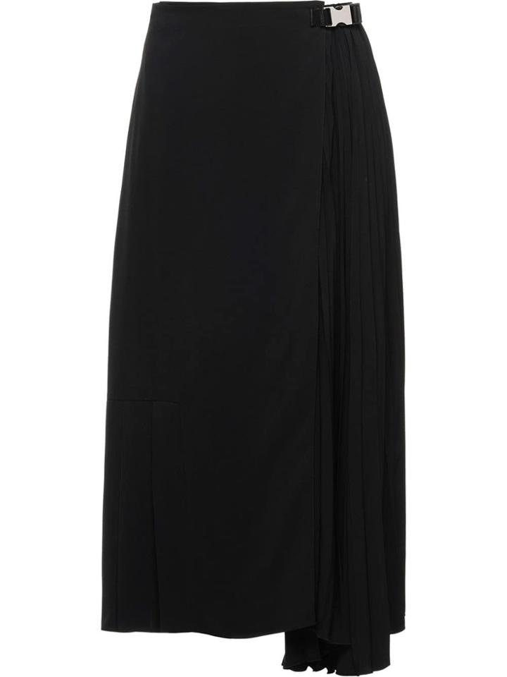Prada Technical Broadcloth Skirt - Black