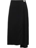 Prada Technical Broadcloth Skirt - Black