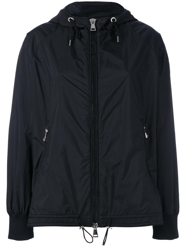 Moncler Hooded Lightweight Jacket, Women's, Size: 1, Black, Polyamide