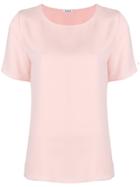 P.a.r.o.s.h. Round Neck Top - Pink & Purple
