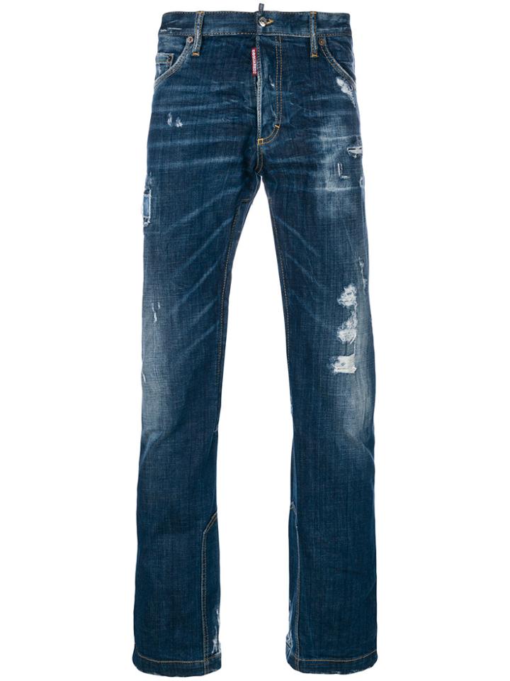 Dsquared2 Flared Denim Jeans - Blue