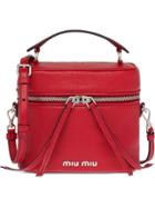 Miu Miu Top Handle Shoulder Bag - Red
