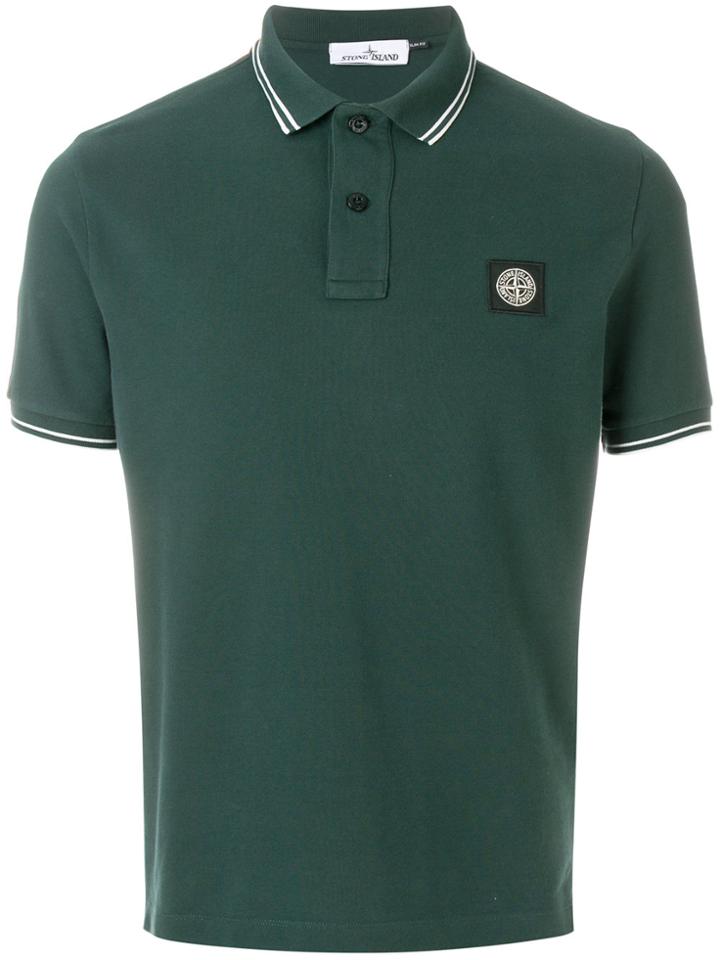 Stone Island Classic Polo Top - Green