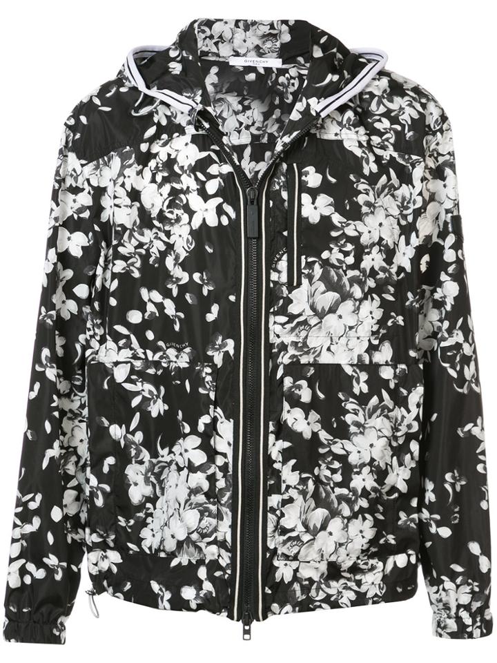 Givenchy Floral Windbreaker - Black