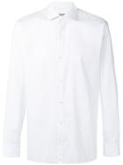 Z Zegna Polka Dot Print Shirt - White