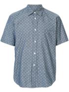 Comme Des Garçons Pre-owned Polka Dots Chambray Shirt - Blue