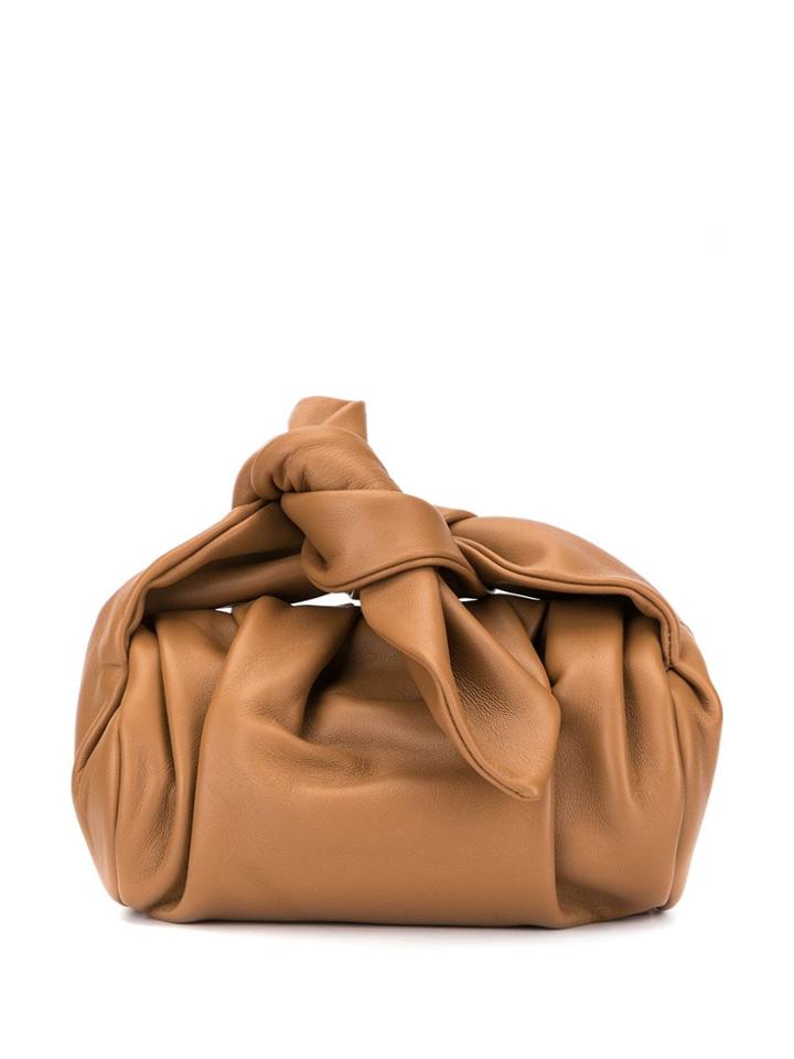 Rejina Pyo Nana Knotted Bow-handle Bag - Brown