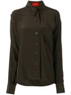 Vivienne Westwood Red Label - Patch Pocket Shirt - Women - Silk - 44, Women's, Brown, Silk
