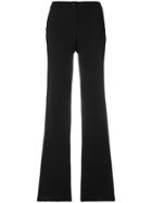 Giorgio Armani Vintage Classic Straight Trousers - Black