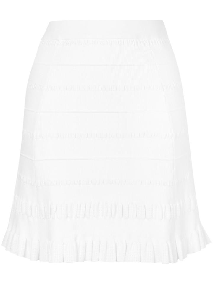 Kenzo Textured Knit Skirt - White