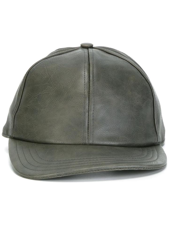 A.p.c. Classic Cap, Men's, Grey, Polyurethane/polyester