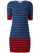 Sonia Rykiel Striped Knit Dress - Blue
